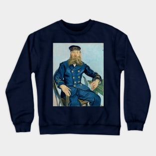 Portrait of the Postman Joseph Roulin by van Gogh Crewneck Sweatshirt